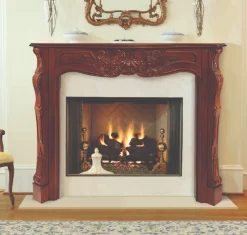 48" / 58" The Deauville Mantel - Fruitwood