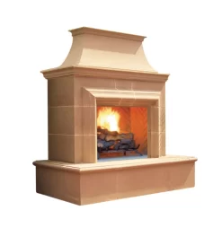 76" Reduced Cordova Outdoor Fireplace