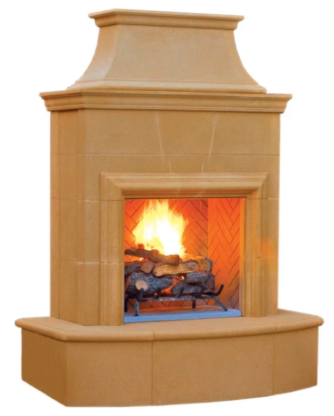 65" Petite Cordova Outdoor Fireplace