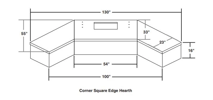 65" Phoenix Classic Outdoor Fireplace - Image 6