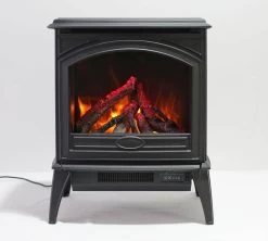 23" Lynwood Cast Iron Freestanding Electric Fireplace Stove