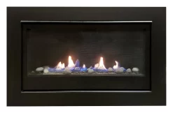 36" Boston Builders Direct Vent Linear Natural Gas Wall Fireplace