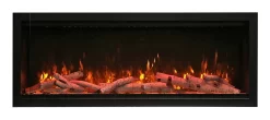 100" Symmetry Xtra Tall Smart Electric Indoor / Outdoor WiFi Enabled Fireplace