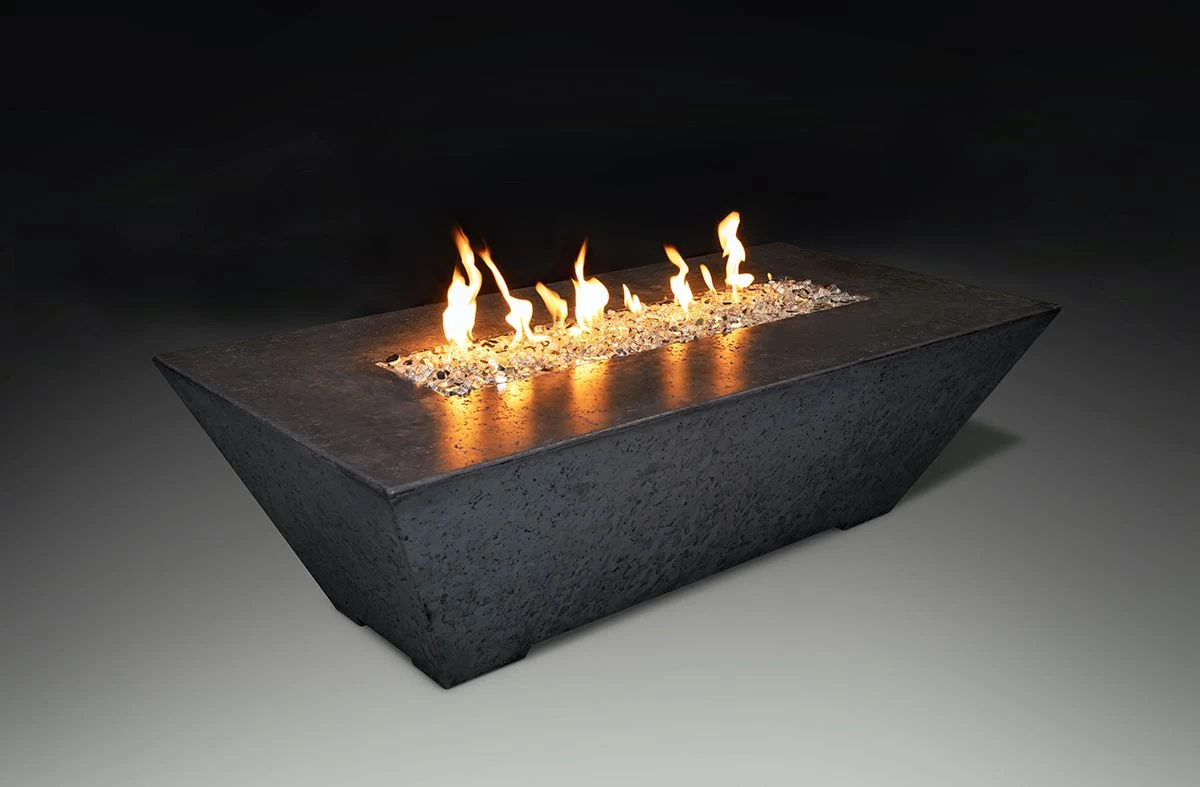 Athena 60" Grand Canyon Olympus Natural Gas Rectangular Gas Fire Pit Table