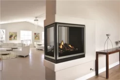 Empire 36" Tahoe Direct Vent Peninsula See-Through Premium Propane Fireplace