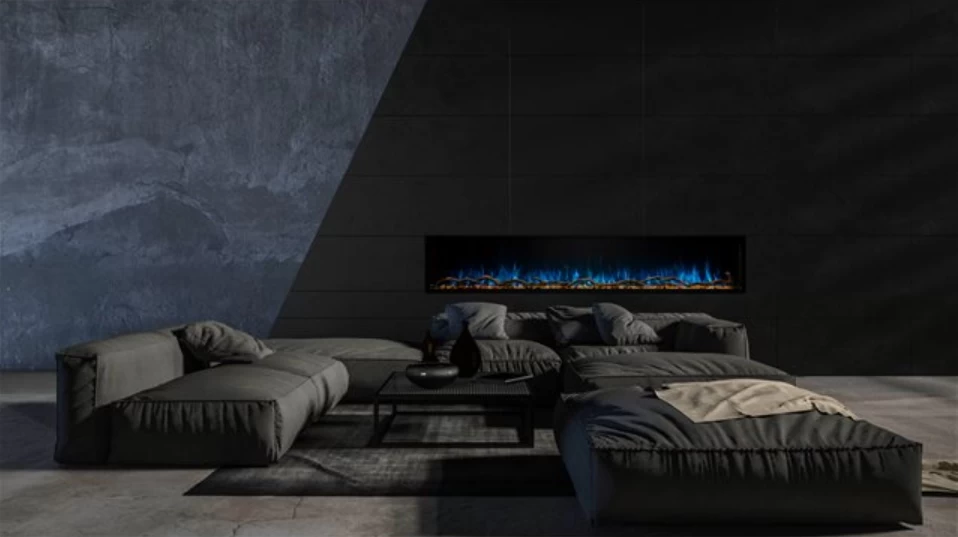 80" Landscape Pro Slim Built-In Electric Fireplace - Image 2