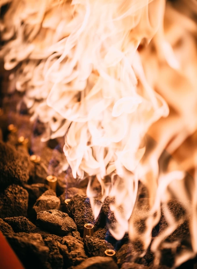 60" Linear Outdoor Custom Iron Fire Pit - Image 19