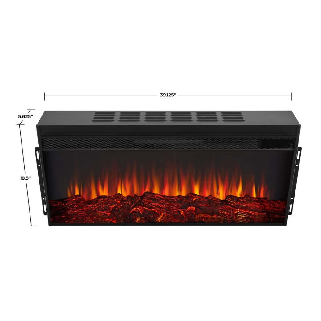 69" Sonia Black Landscape Electric Fireplace - Image 10