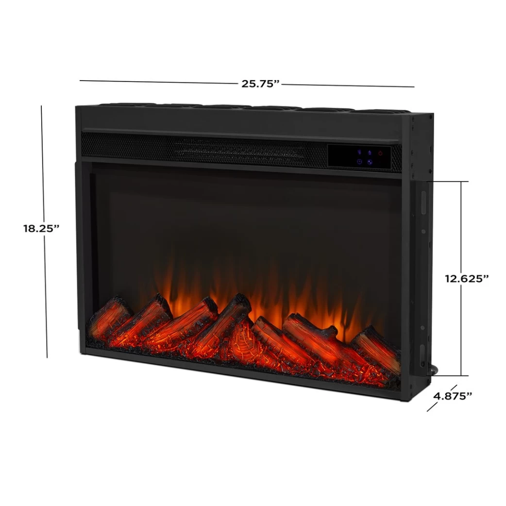 52" Tejon Slim Gray Electric Fireplace - Image 10
