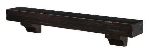 48" / 60" / 72" Shenandoah Mantel Shelf - Espresso - Image 12
