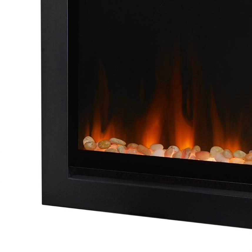 65" Wall Mounted Recessed Electric Fireplace Insert - Image 11