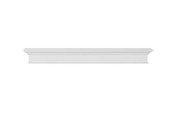 48" / 60" / 72" Henry Mantel Shelf - White Finish - Image 2
