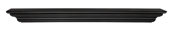 48" / 60" / 72" Crestwood Mantel Shelf - Black Finish - Image 2