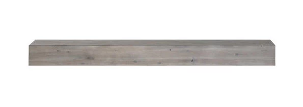 48" / 60" / 72" Acacia Mantel Shelf - Weathered Gray Finish - Image 2