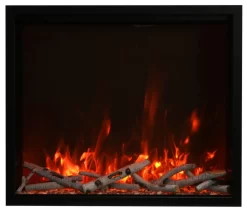 44" Traditional Smart Series Electric Indoor / Outdoor Fireplace
