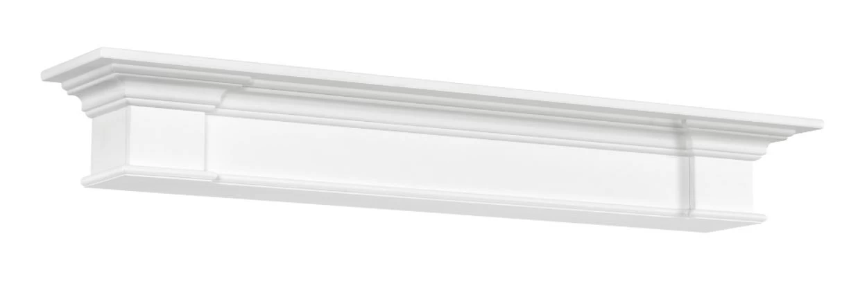 48" / 60" / 72" The Shepard Mantel Shelf - White Finish - Image 3