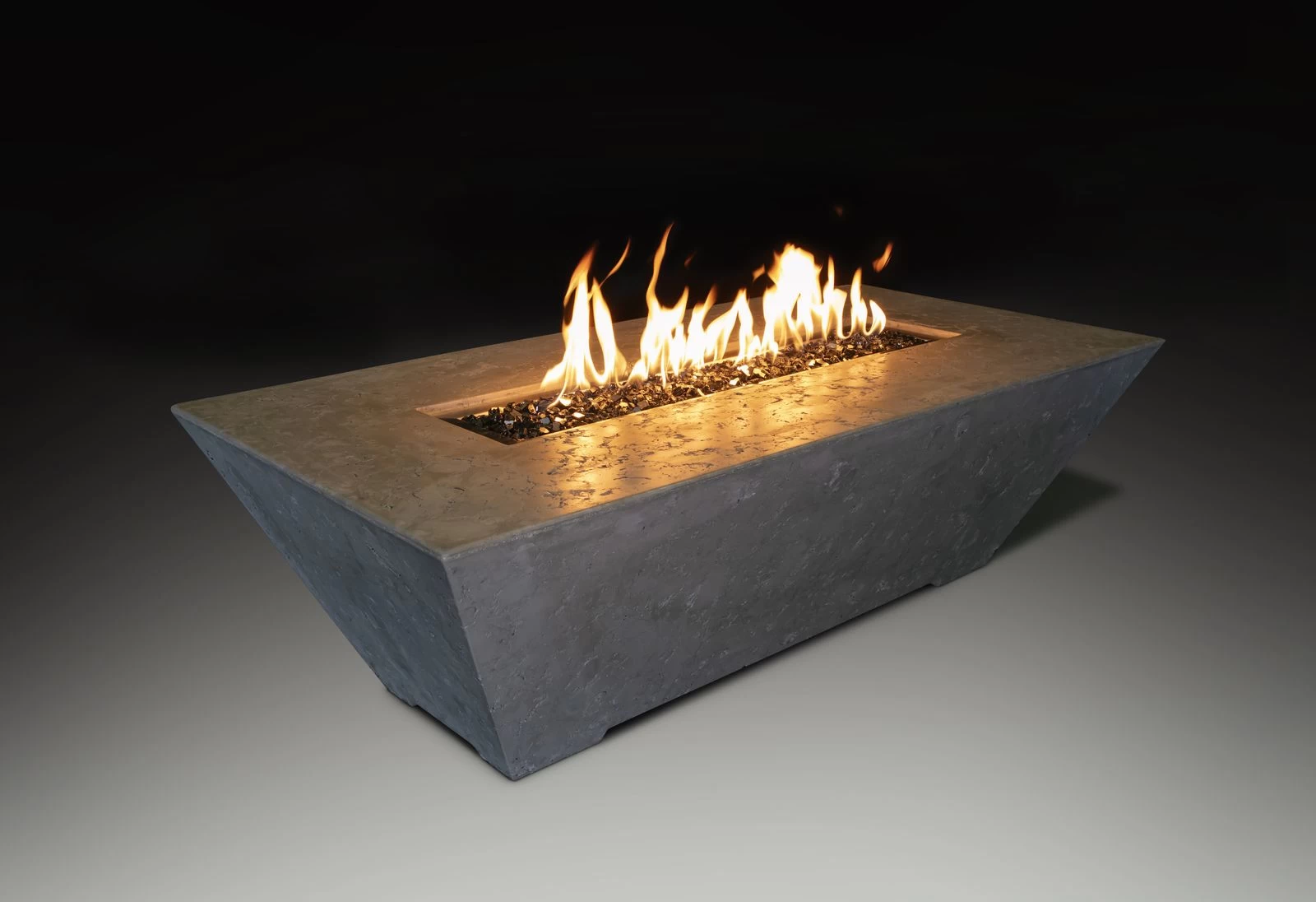 Athena 72" Grand Canyon Olympus Chat Height Liquid Propane Rectangular Gas Fire Pit Table - Image 2