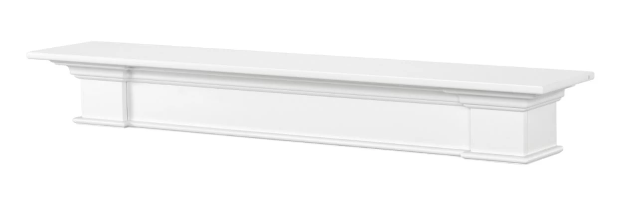 48" / 60" / 72" The Shepard Mantel Shelf - White Finish - Image 4