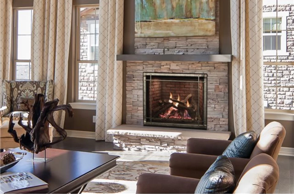 36" Empire Comfort Systems Rushmore Direct Vent TruFlame Natural Gas Fireplace - Image 3