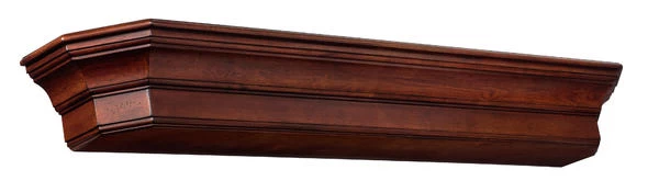 48" / 60" / 72" Lindon Mantel Shelf - Cherry Distressed Finish - Image 4