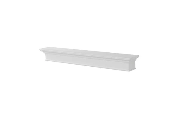 48" / 60" / 72" Henry Mantel Shelf - White Finish - Image 4