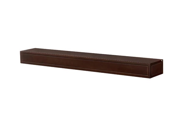 48" / 60" / 72" Sarah Mantel Shelf - Chocolate Brown Finish - Image 4