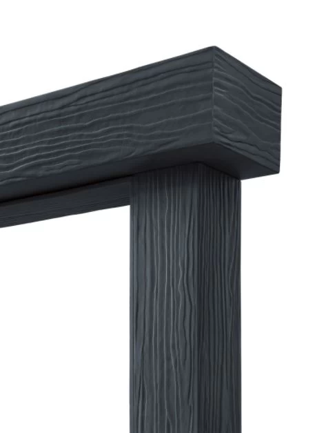 48" / 56" Zachary Non-Combustible Surround - Pepper Finish - Image 5