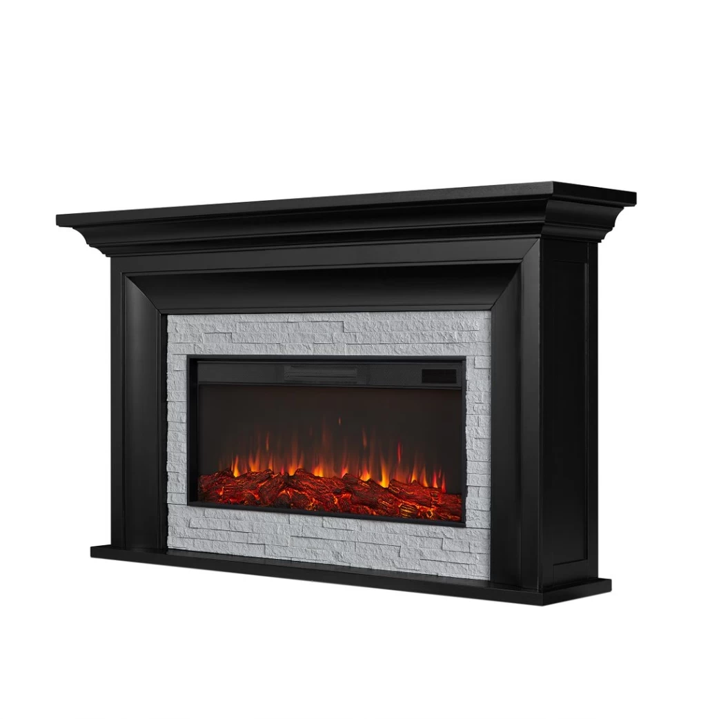 69" Sonia Black Landscape Electric Fireplace - Image 4