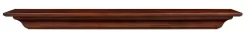 48" / 60" / 72" The Antique Finish Homestead Mantel Shelf - Antique