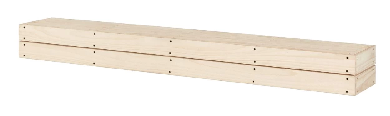 48" / 60" / 72" The Cades Cove Pallet Mantel Shelf - Unfinished - Image 6