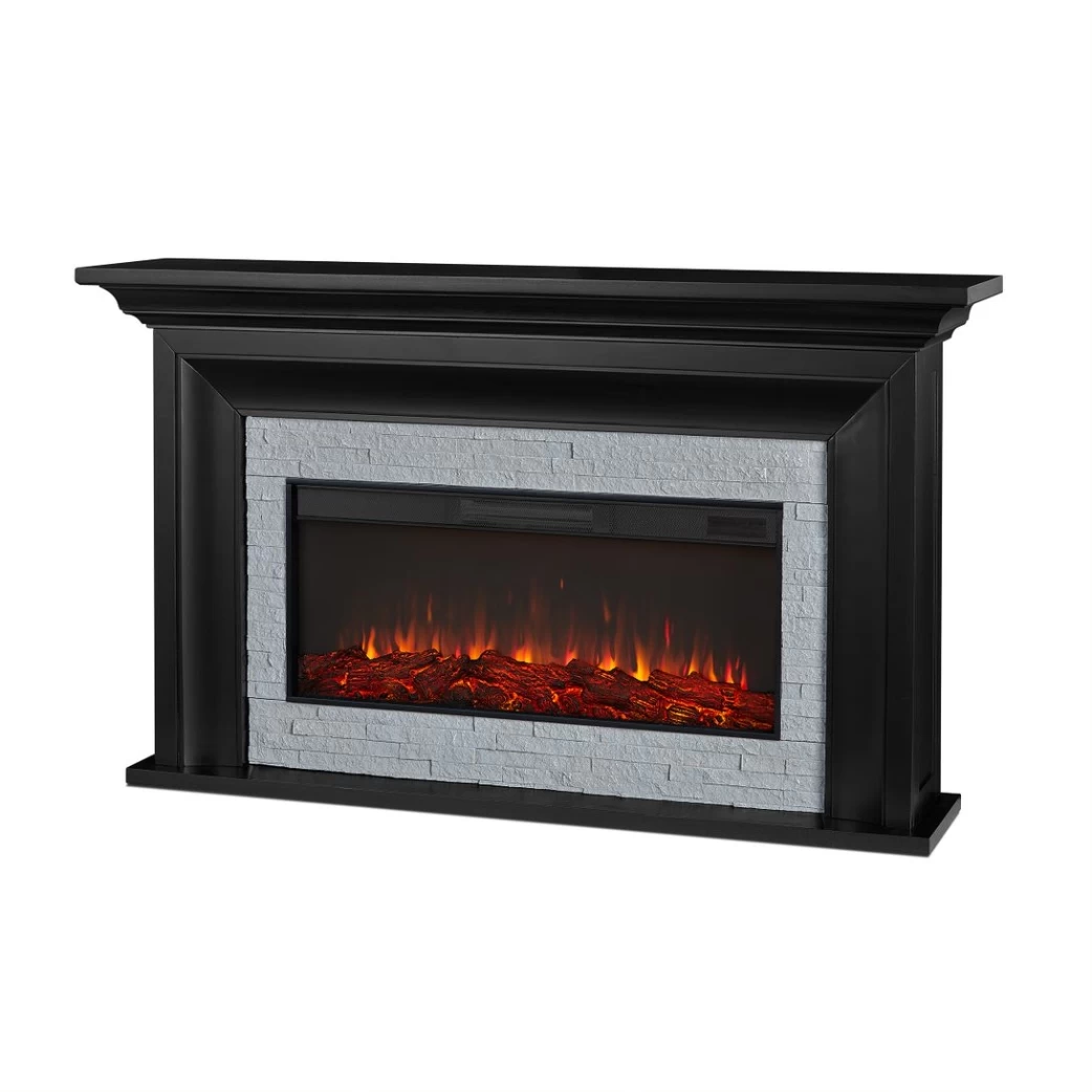 69" Sonia Black Landscape Electric Fireplace - Image 5