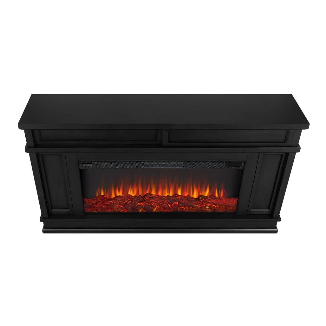60" Torrey Black Electric Fireplace - Image 5