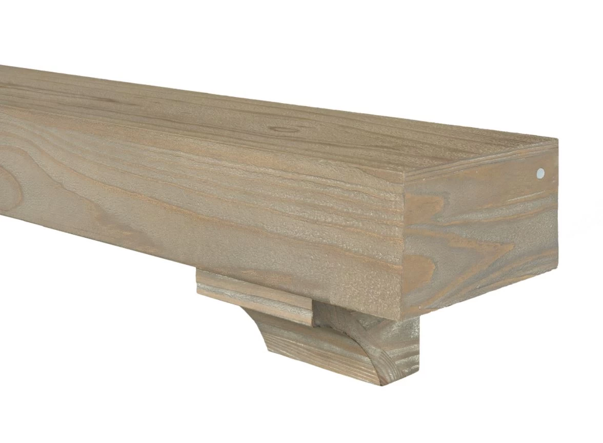 48" / 60" / 72" The Cherokee Mantel Shelf - Fontana Finish - Image 8