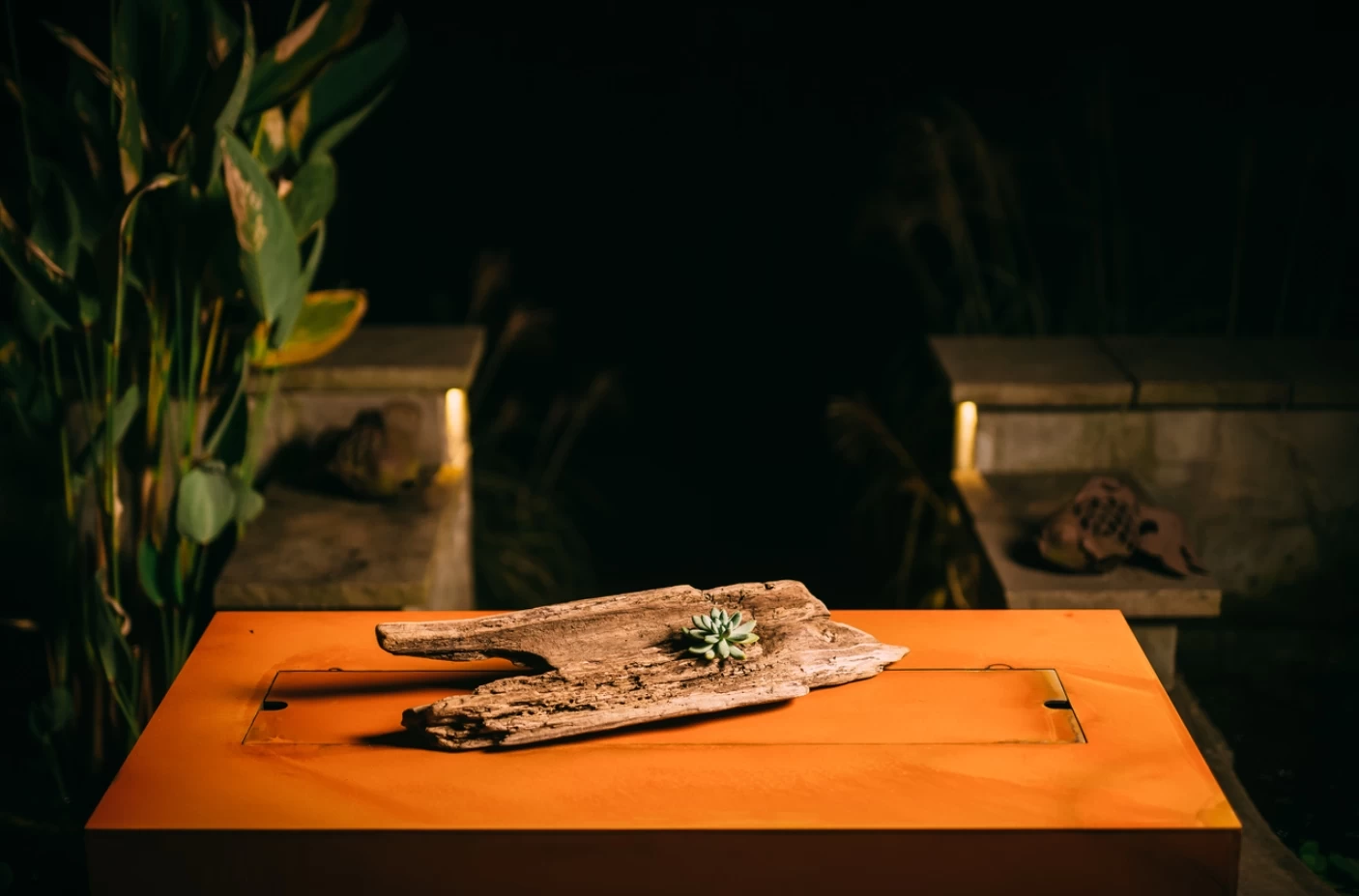 60" Linear Outdoor Custom Iron Fire Pit - Image 15