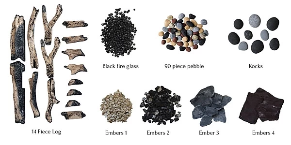 65" Austin Liquid Propane Direct Vent Linear Wall Fireplace - Image 11