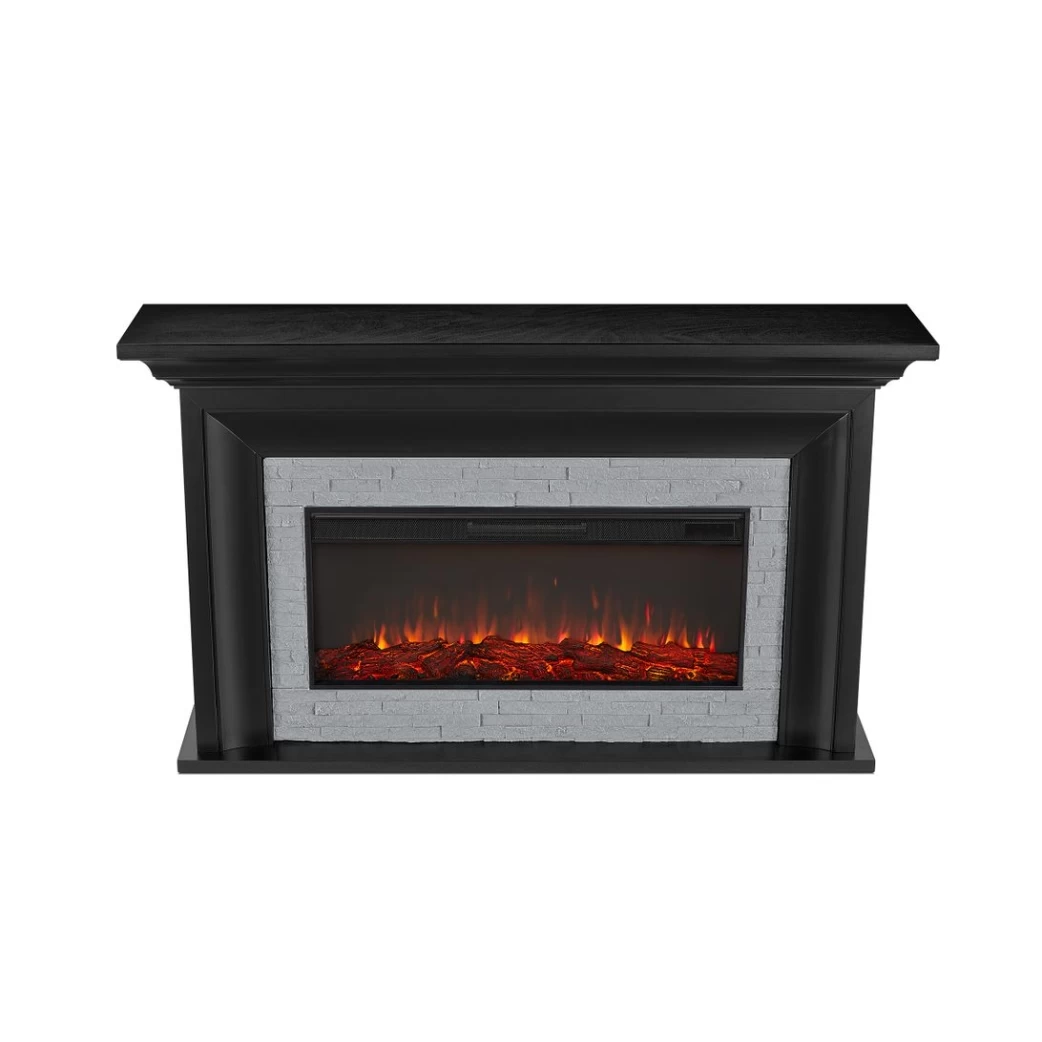 69" Sonia Black Landscape Electric Fireplace - Image 7