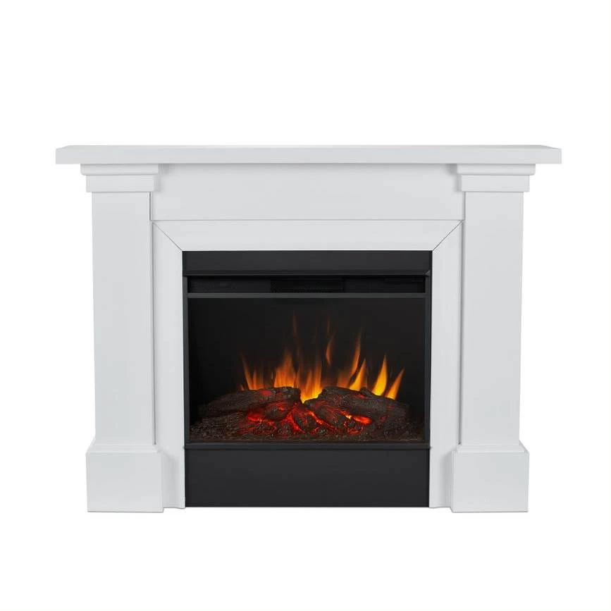 64" Manus White Electric Fireplace - Image 7