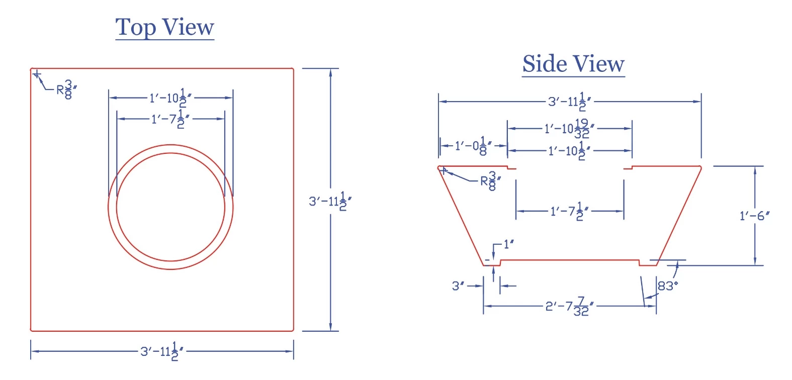 Athena 48" Olympus Square Natural Gas Fire Pit Table - Image 6