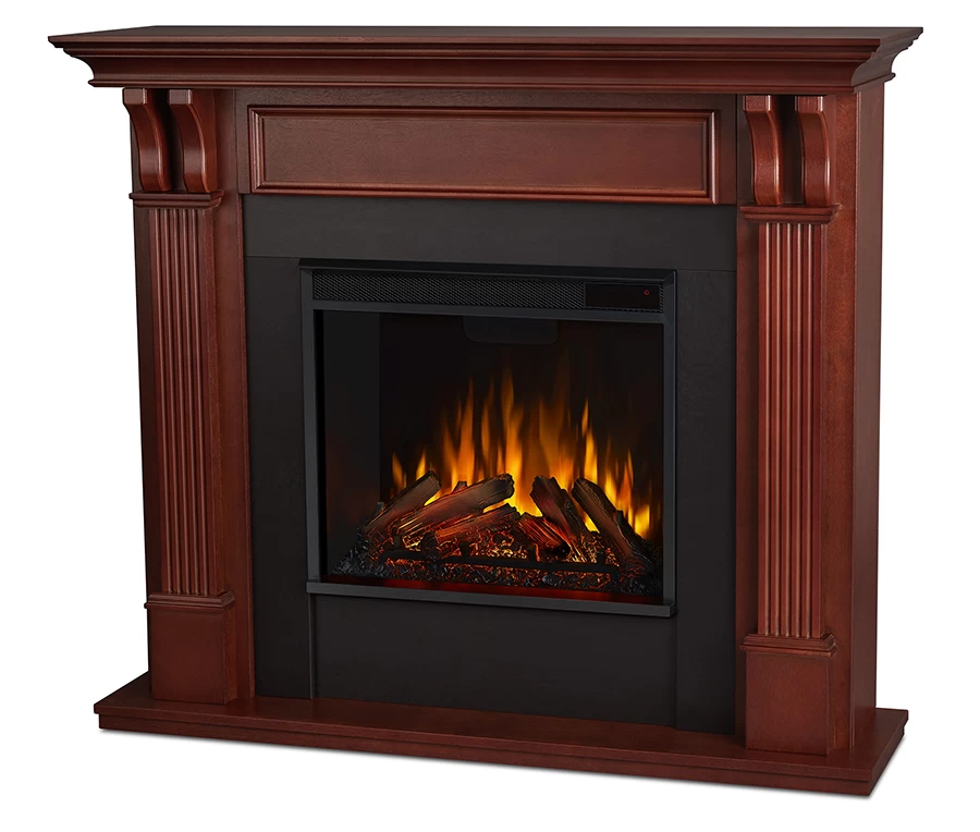 48" Ashley Mahogany Electric Fireplace - Image 2