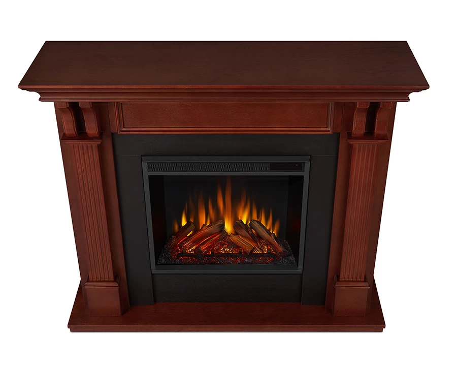 48" Ashley Mahogany Electric Fireplace - Image 4