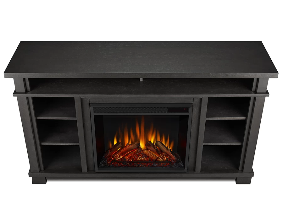 56" Belford Grey Media Electric Fireplace - Image 5