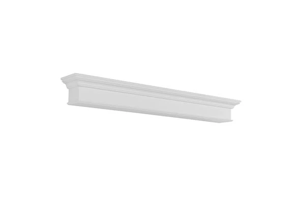 48" / 60" / 72" Henry Mantel Shelf - White Finish - Image 8
