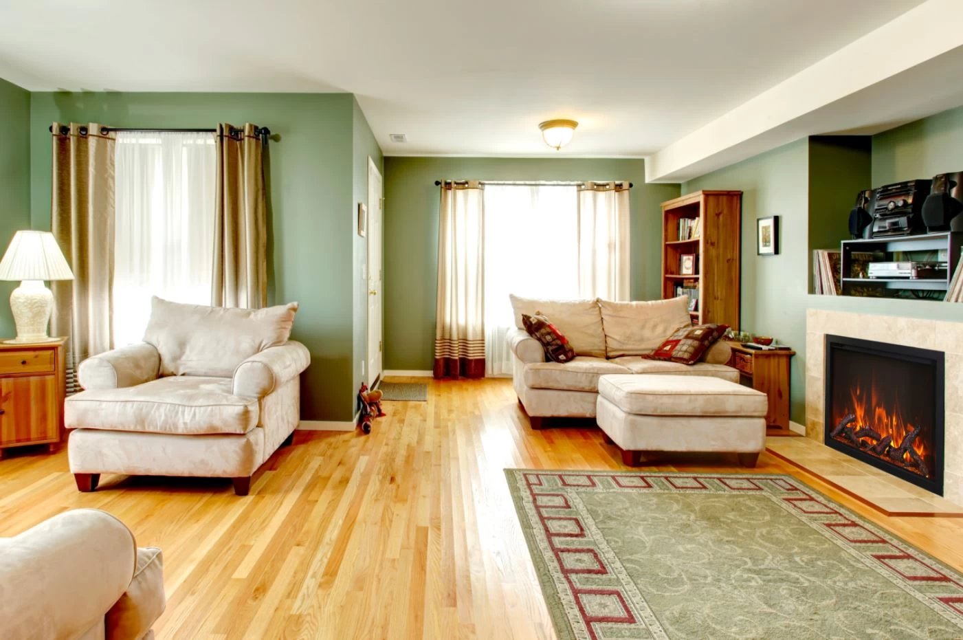 44" Traditional Smart Series Electric Indoor / Outdoor Fireplace - Image 7