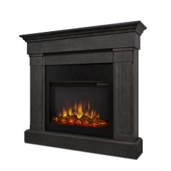 47" Crawford Gray Slim Infrared Electric Fireplace