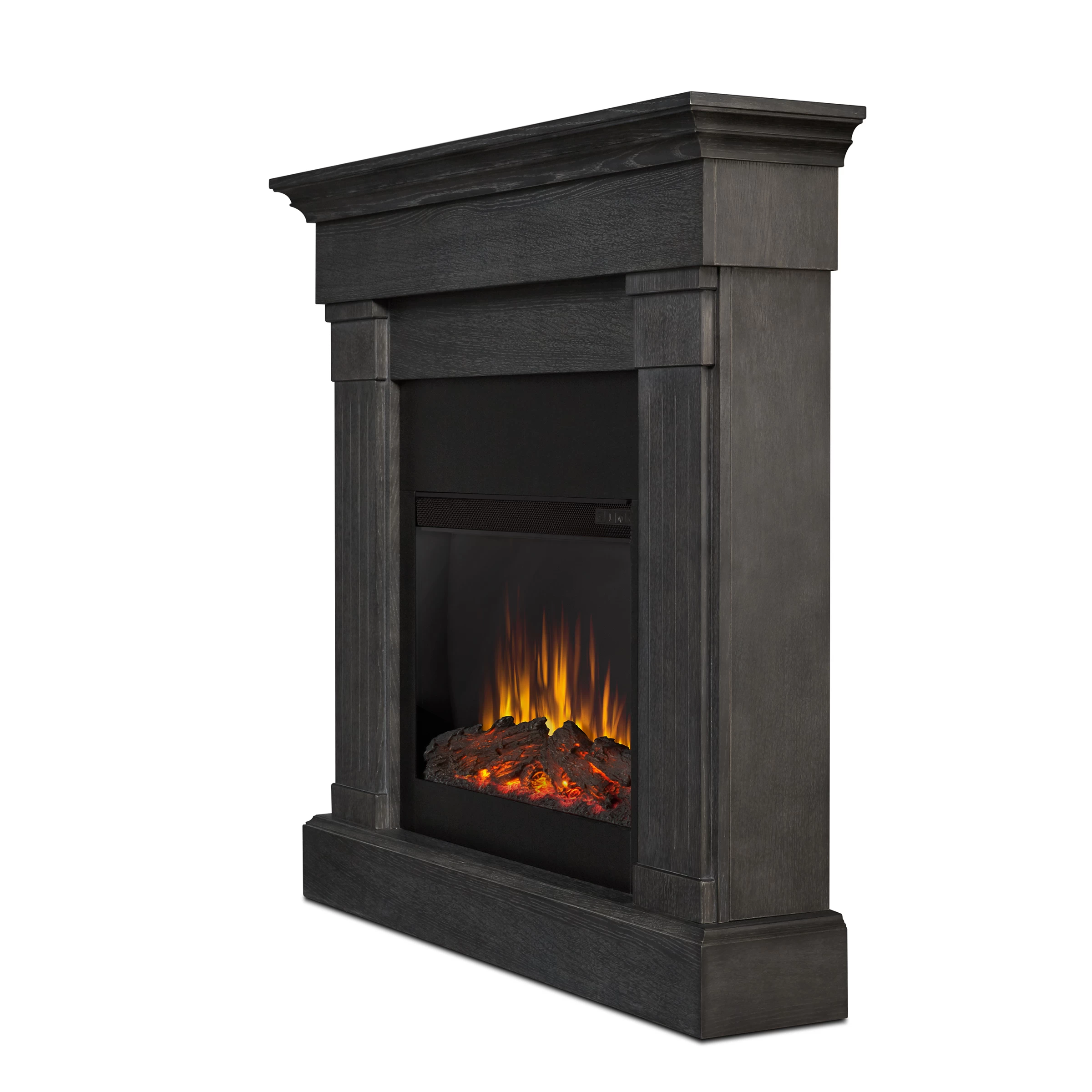 47" Crawford Gray Slim Infrared Electric Fireplace - Image 2