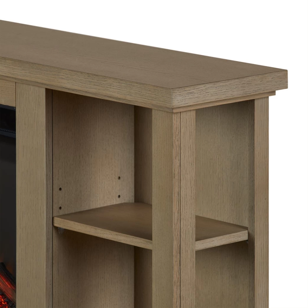 58" Penrose Driftwood Entertainment Center Electric Fireplace - Image 9