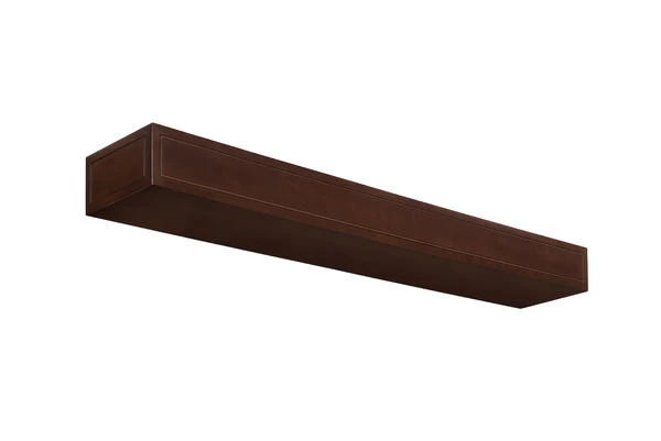 48" / 60" / 72" Sarah Mantel Shelf - Chocolate Brown Finish - Image 9