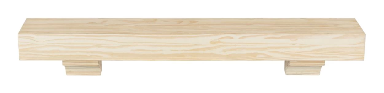 72" The Cherokee Mantel Shelf - Unfinished - Image 10