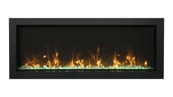 72" Amantii Electric Slim Built-in Electric Fireplace