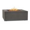36" Baltic Square Glacier Grey Propane Fire Table